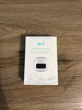 bril UV Toothbrush Sterilizer - White